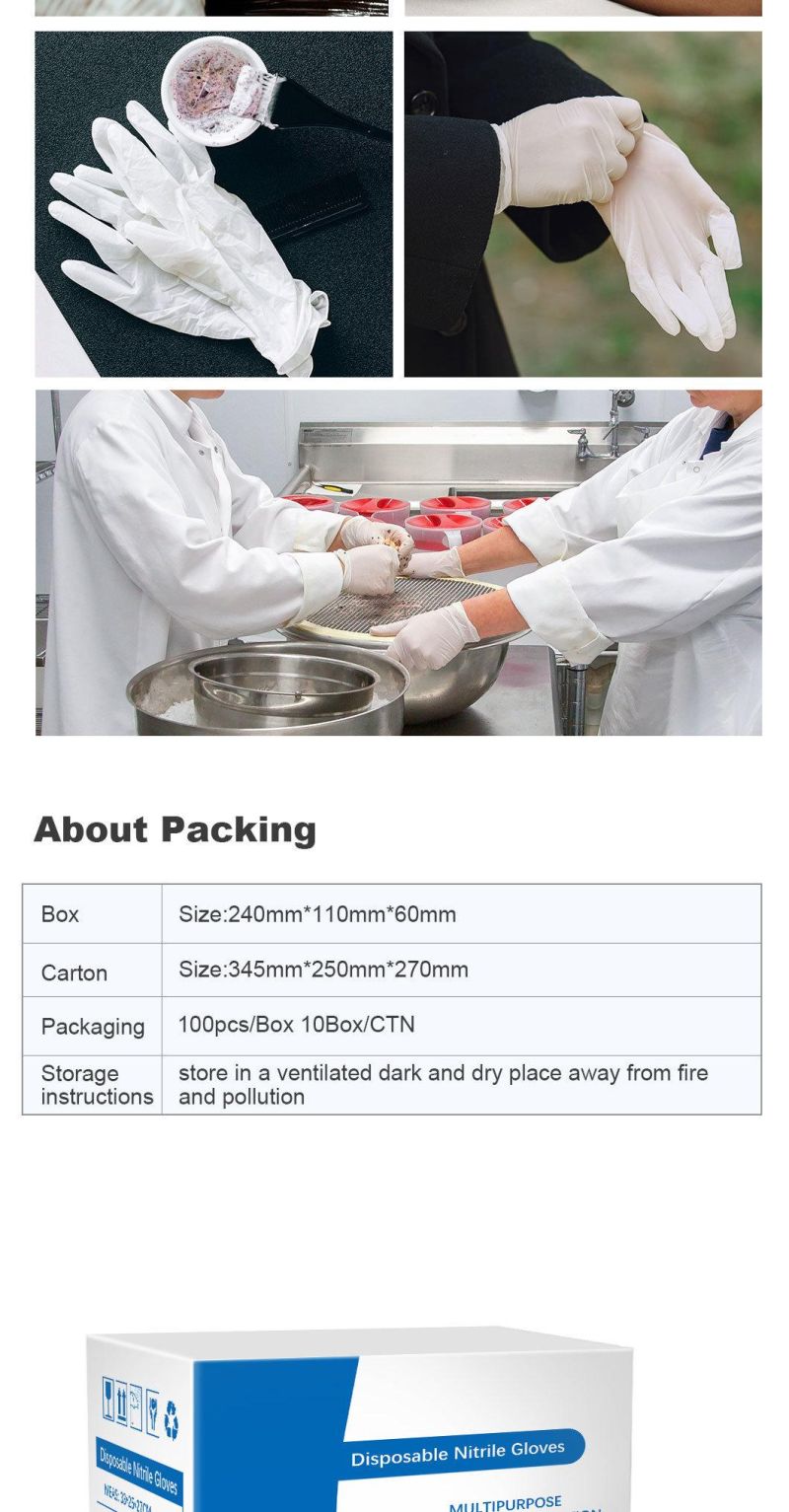 Disposable Powder Free Nitrile Gloves Supplies From China Nitrile Gloves