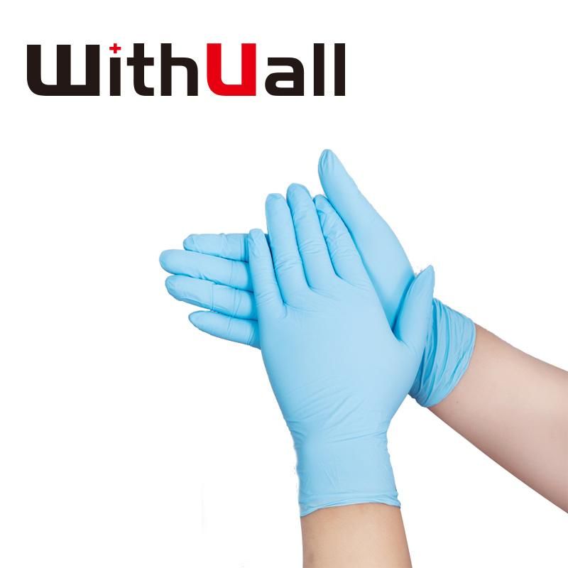 Disposable Synthetic Nitrile Gloves Powder Free for Food Gradeen ISO 374/455 FDA 510K ASTM D5250