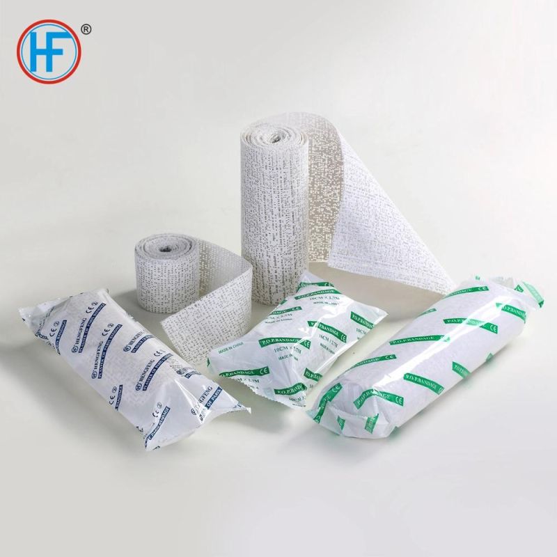 Mdr CE Approved Disposable Cotton Plaster Bandage with Short Solidifying Time