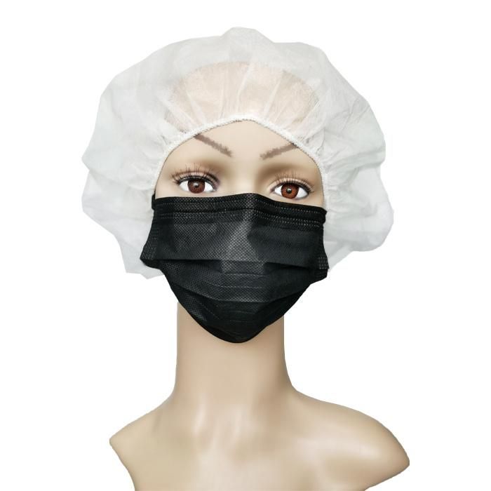 Hot Selling Disposable 3 Ply Black Medical Face Mask Cubrebocas Negro En14683 Different Colors