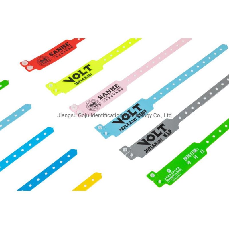Wholesale Gj-6060b Entertainment Customized PVC Wristbands for Event