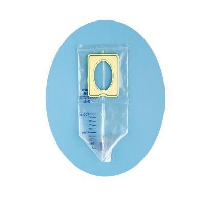 Disposable Adult Cross Medical Collection Outlet Valve Urine Leg Bag with Belt