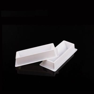 Disposable White Color Plastic Solution Basins Single Channel Reagent Reservoir 50ml Sterile, Individually Packaged