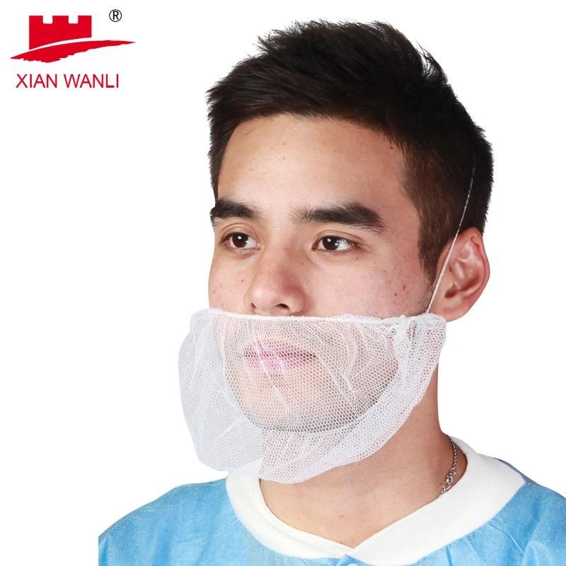 Disposable Nonwoven Beard Cover Elastic Earloop