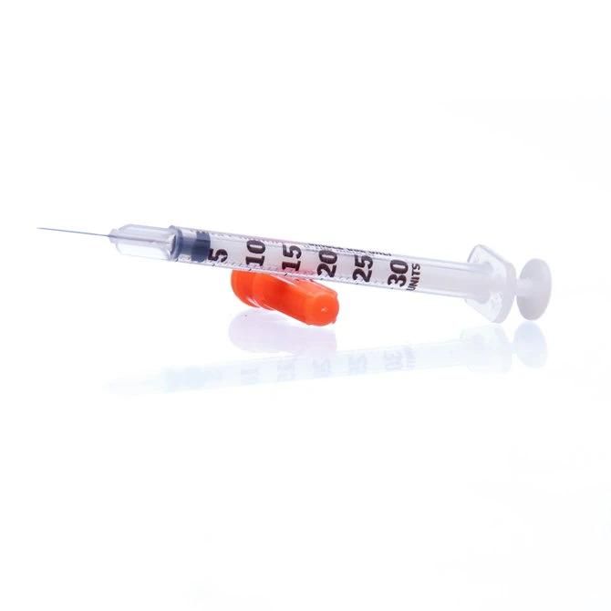 Top Quality U-100 Disposable Insulin Syringe with CE&FDA