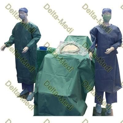 Reinforced Caesarean C-Section Disposable Surgical Pack Caesarean Drape C-Section Drape