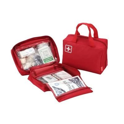 Wal-Mart Supermarket Certified Supplier Camping Travelling Emergency Rescue First Aid Bag with TUV Rheinland CE FDA Certified