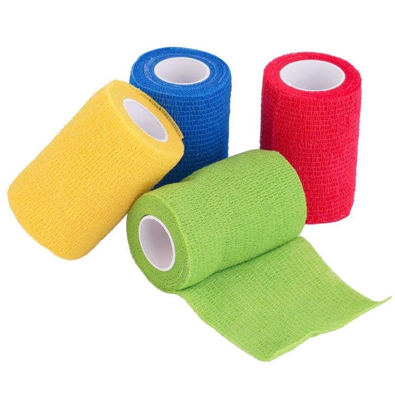 Disposable Medical Supply High Elastic Bandage with Many Different Colors