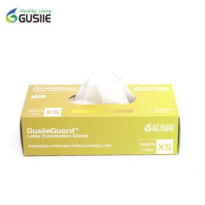 Factory Price Disposable Powdered Medical Examination Latex Large Gloves
