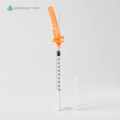 Medical Disposable Injection Syringe Hypodermic Safety Needle, Sterile Sharp Smooth Painless Stainless Steel Needle, 16-27g 1-20ml