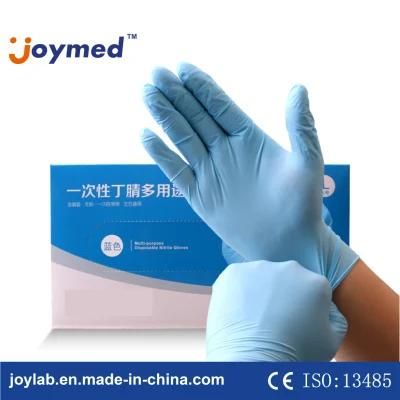 Blue Nitrile Gloves Examination Gloves Kitchen Gloves