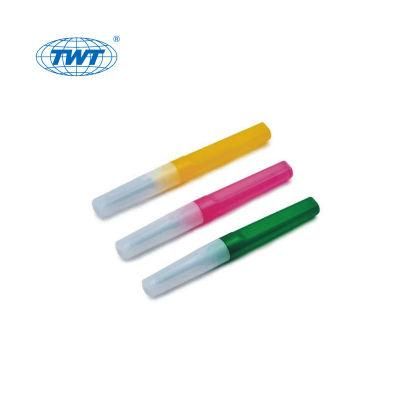 Medical Disposable Blood Collection Needle, Pen Type/with Scalp Vein Set Butterfly/Winged, 20g X 1&prime; &prime;