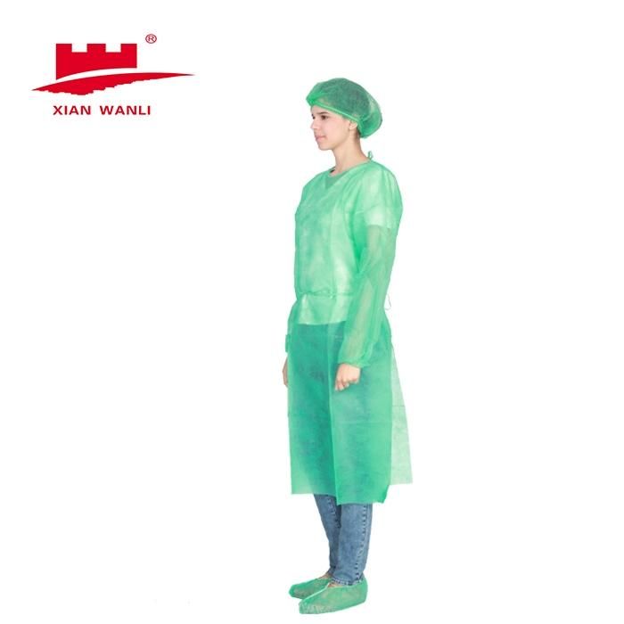 En14126 En13795 ISO FDA TUV Isowaterproof Biological Disposable Clothing Suit AAMI Level 3 Protective Medical Surgical Isolation Gown