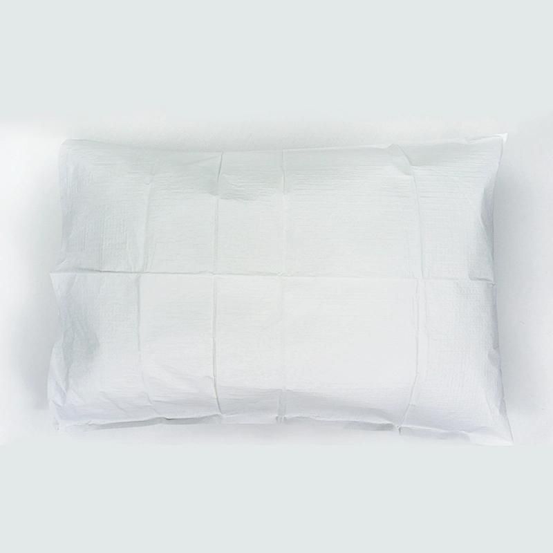 China Medical Pillowcase Tissue Poly Cover Disposable Custom Pillow Case with ISO9001