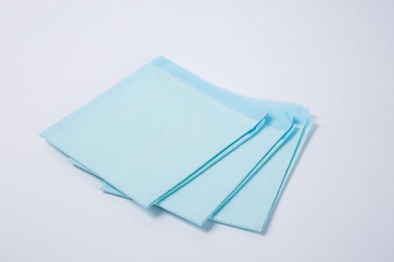 OEM&ODM High Absorbency Wholesale Hygiene Disposable Underpads PE Backsheet Fluff Adult Bed Pad with Sap Waterproof Incontinence Products Underpads