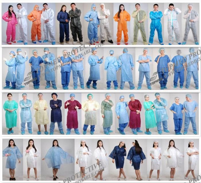 Disposable Nonwoven Jackets and Pants for Protective Suits