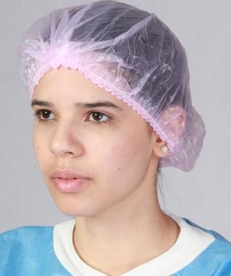 Medical Cleanroom Food Industry PP Nonwoven Disposable Bouffant Cap Clip Cap Mob Hairnet Head Covers