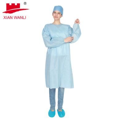 Disposable Workwear PP Non Woven Isolation Gown with High Protection