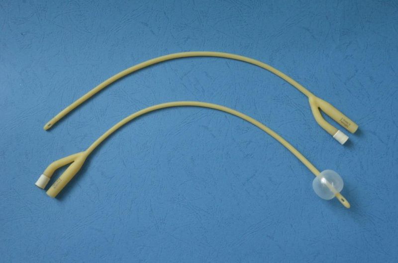 Latex Foley Catheter Two Ways or Three Ways with Balloon