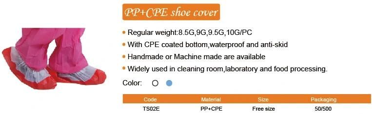 Disposable PE Shoe Cover, Disposable CPE Shoe Cover, Disposable PP+PE Overshoes
