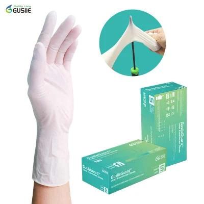 Medical Gloves Latex Examination Glove with Powder Free 240mm Length