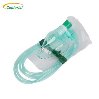 Disposable Medical Non-Rebreathing Oxygen Mask with Reservoir Bag