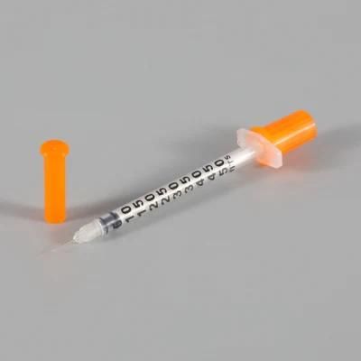 Disposable Insulin Syringe 1ml with Fixed Needle
