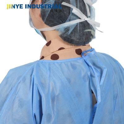 Professional Disposable PE PP SMS Protective Waterproof Medical Gown Surgical Isolation Gowns