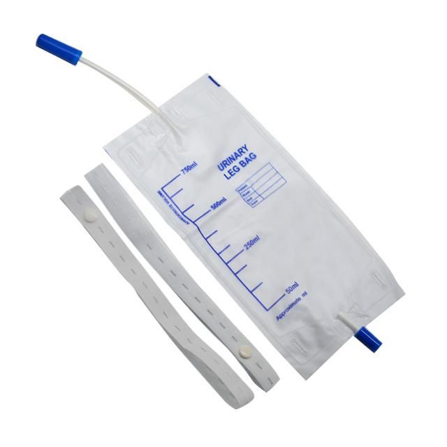 Medical Disposable Adult Cross Collection Outlet Valve Urine Leg Bag