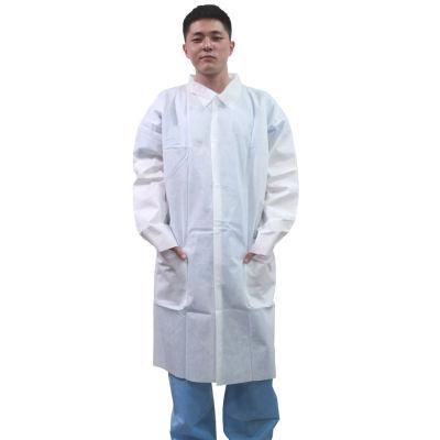 2021 Best Selling Nonwoven PP Lab Coat
