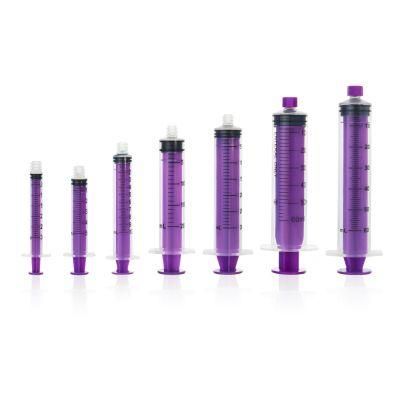 Wego Medical 50ml 60ml 100ml Colorful Enfit Feeding Syringe
