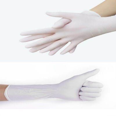 Wholesale Non-Sterilized Powder-Free Waterproof Transparent Latex Examination Gloves Disposable