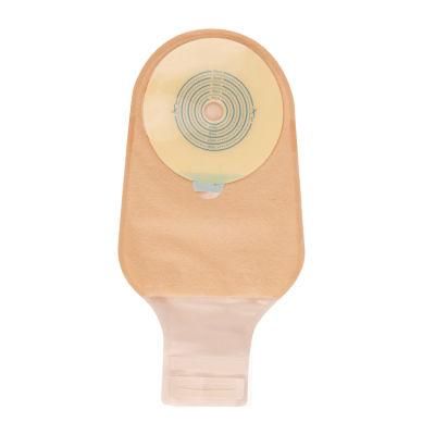 One Piece Drainable Pouch Colostomy Bag with Velcro Closure