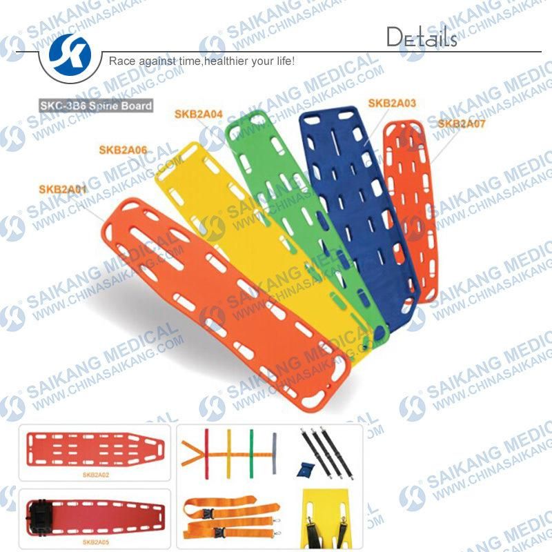 Skb2a06 BV Certification Detachable Plastic Spinal Board