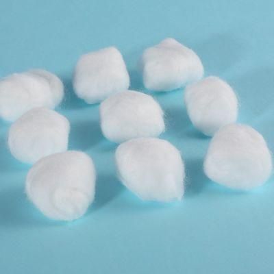 Disposable Medical Absorbent 100% Cotton Swab Ball FDA CE
