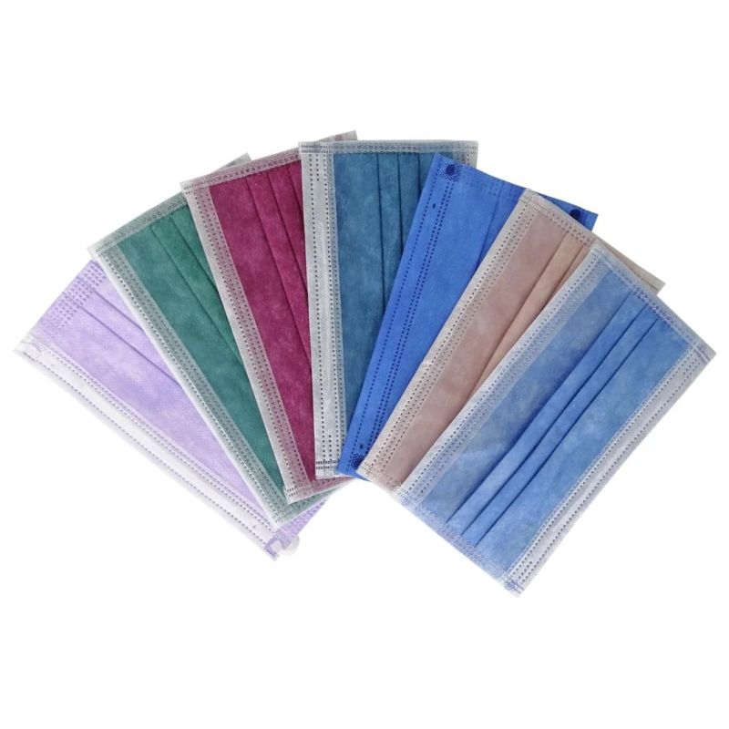 Disposable 3-Ply Non-Woven Surgical Face Mask Ear Loop and Tie on