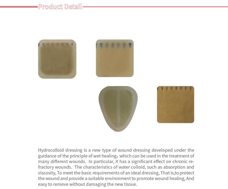 Waterproof High Quality Hydrocolloid Dressing Wound
