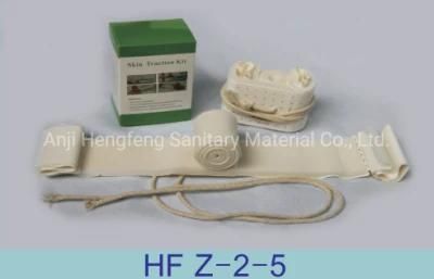 Low Allergy Skin Color with Hole Tensoplast Bandage Skin Traction Stk Non Adhesive with CE/ISO/FDA