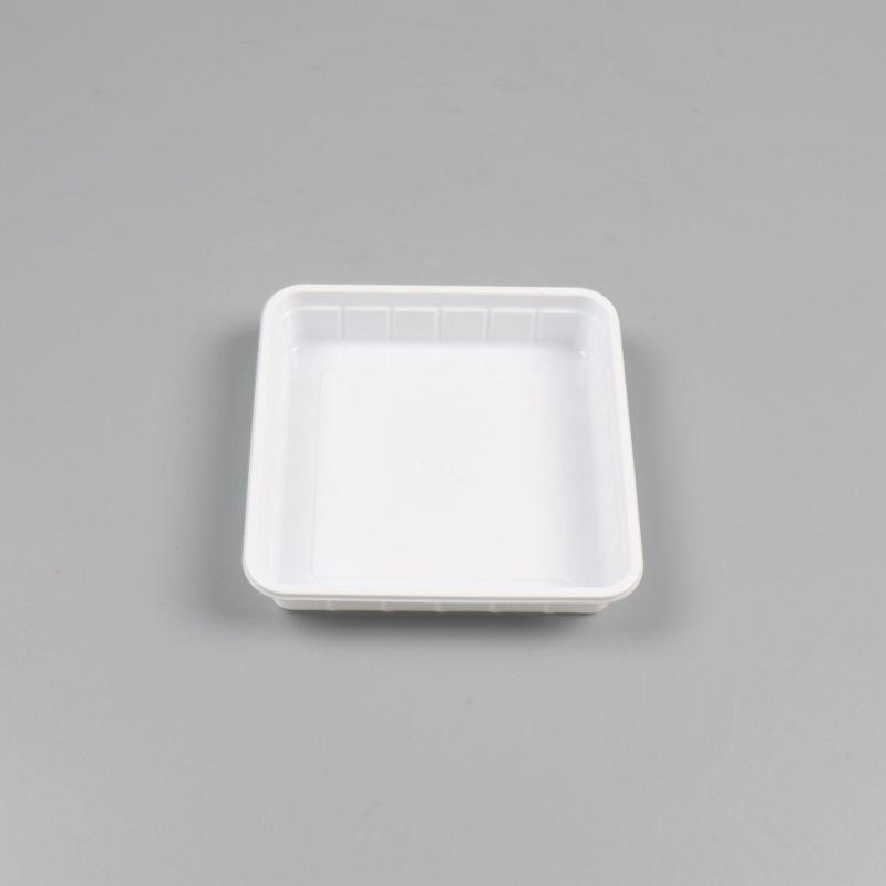11.5X11.5X2.3 Cm Disposable Plastic Tray for Medical Hospital