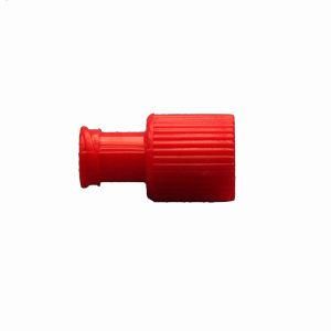 Disposable I. V Red Combi Stopper Luer Lock Connector