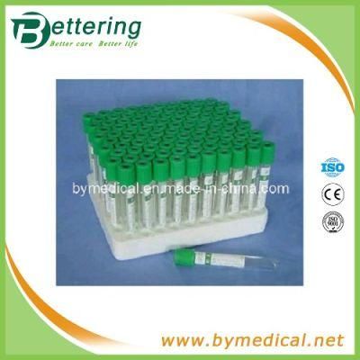 Green Cap Gel &amp; Heparin Vacuum Blood Tubes