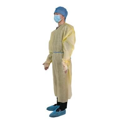 Medical Supplies AAMI Level 2/3 Disposable Hospital Isolation Gown Protective Clothing Surgical SMS Isolation Gown