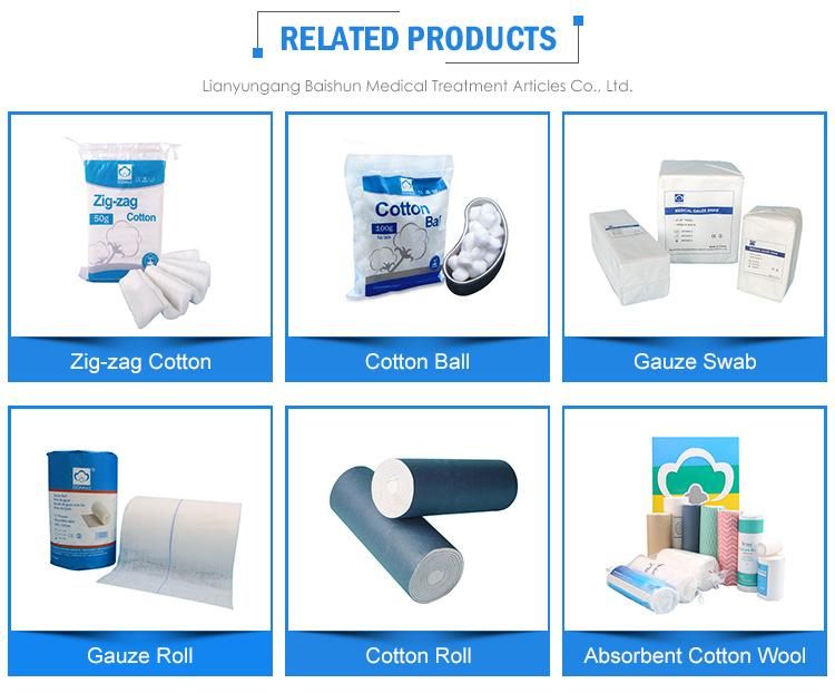 10*38mm Cotton Roll Dental for Medical Use