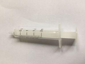 2-Part Disposable Syringe Without Needle