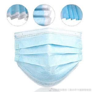 Stock Direct Sales Dustproof Antivirus Three Layers Disposable Blue Protective Face Masks!