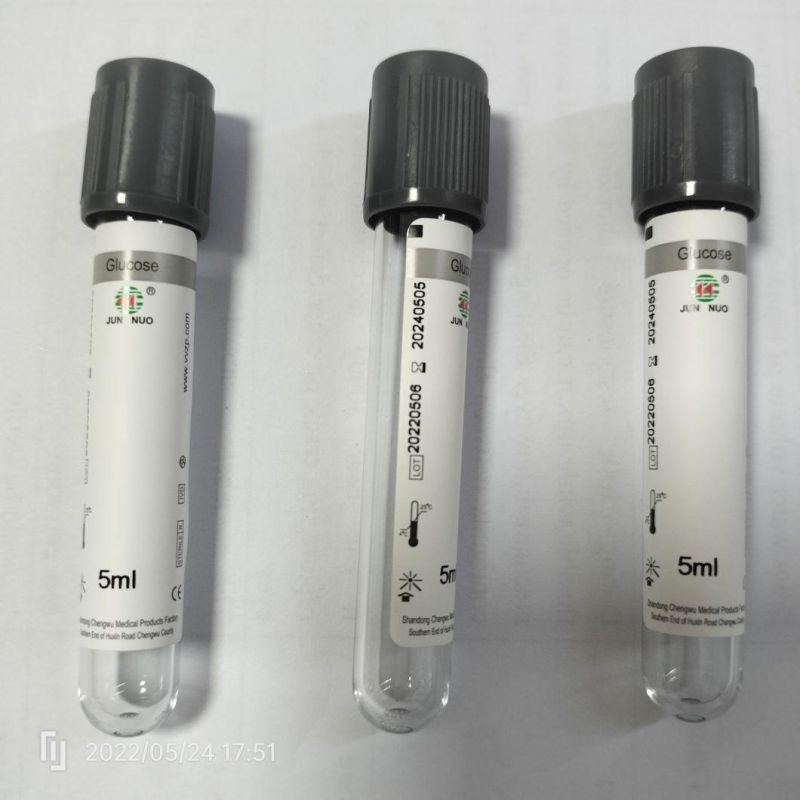 2ml-6ml Plastic Glass Glucose Tube Vacuum Blood Collection Plastic Tubes
