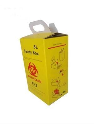 Medical Hospital Biohazard Cardboard Paper Safety Box Sharp Container