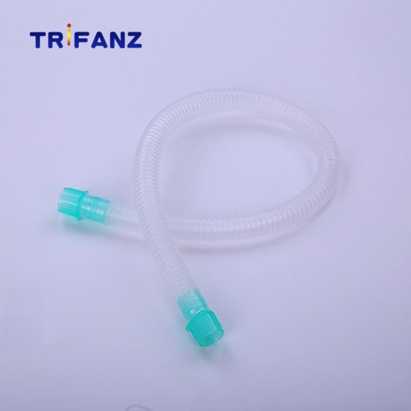 China Factory 1.5m 1.8m Disposable Medical Anesthesia Ventilator Corrugated Circuit for ICU Neonate Type Available