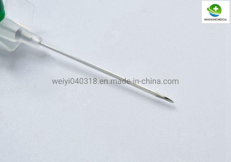 Disposable IV Cannula with Wings and Injection Port IV Cannula Pen Type