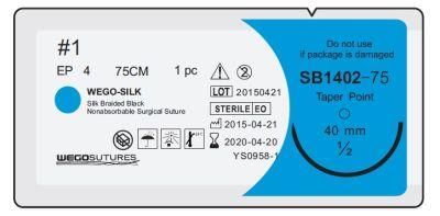 Wego Good Quality Silk Surgical Suture